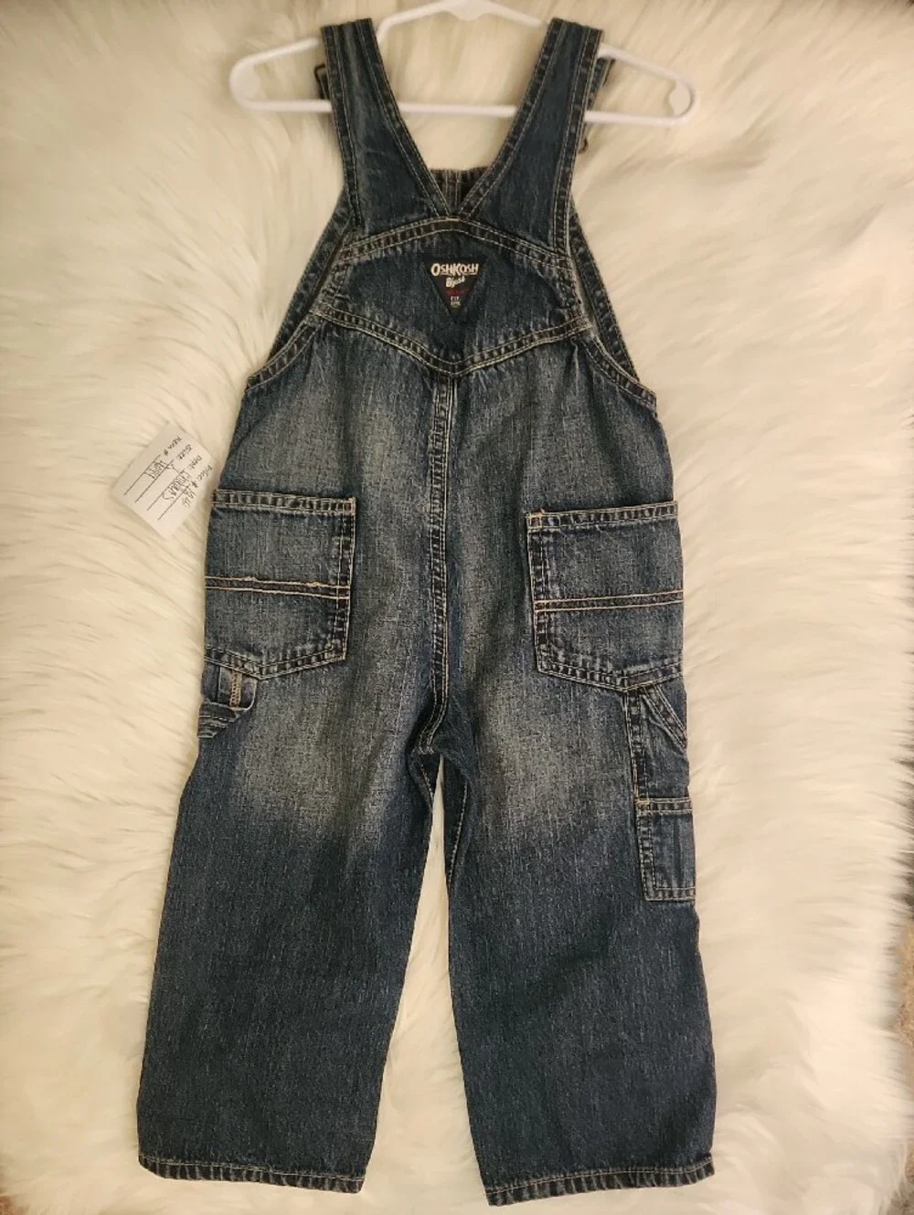 OshKosh B'gosh Dark Wash Denim Overalls -  Kids Size 2T